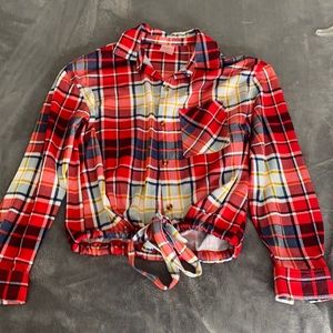 RED TIE FLANNEL
